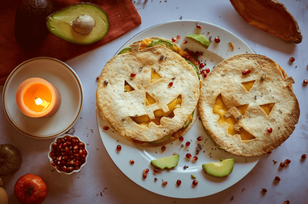 Quesadillas de Halloween WAO