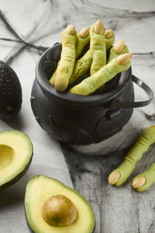 Galletas de dedos de bruja de aguacate WAO