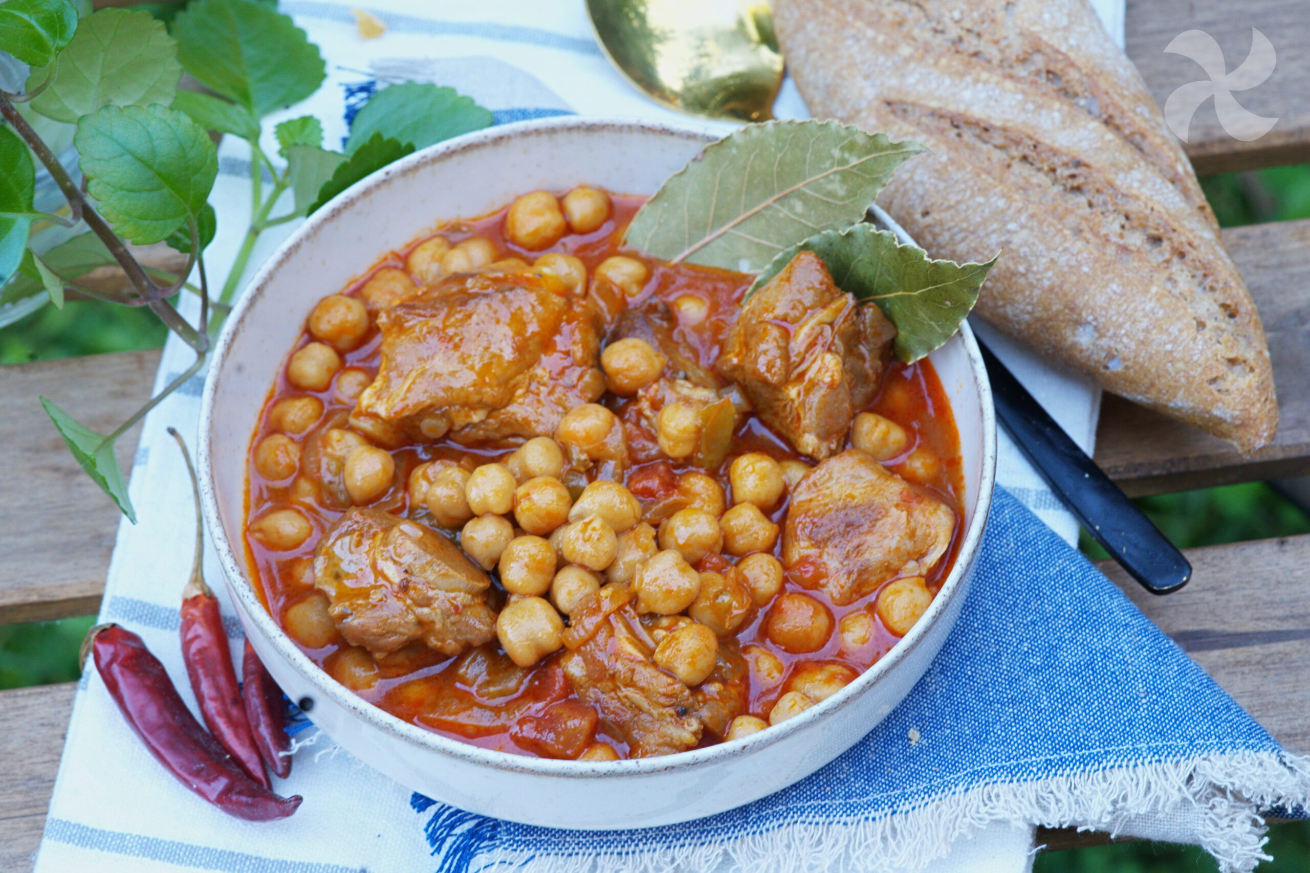 Garbanzos con costilla