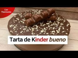 Tarta de kinder bueno con thermomix