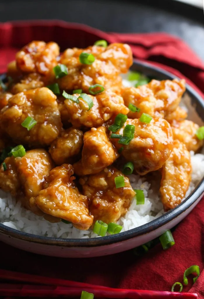 El MEJOR pollo a la naranja |  Panda Express Copycat
