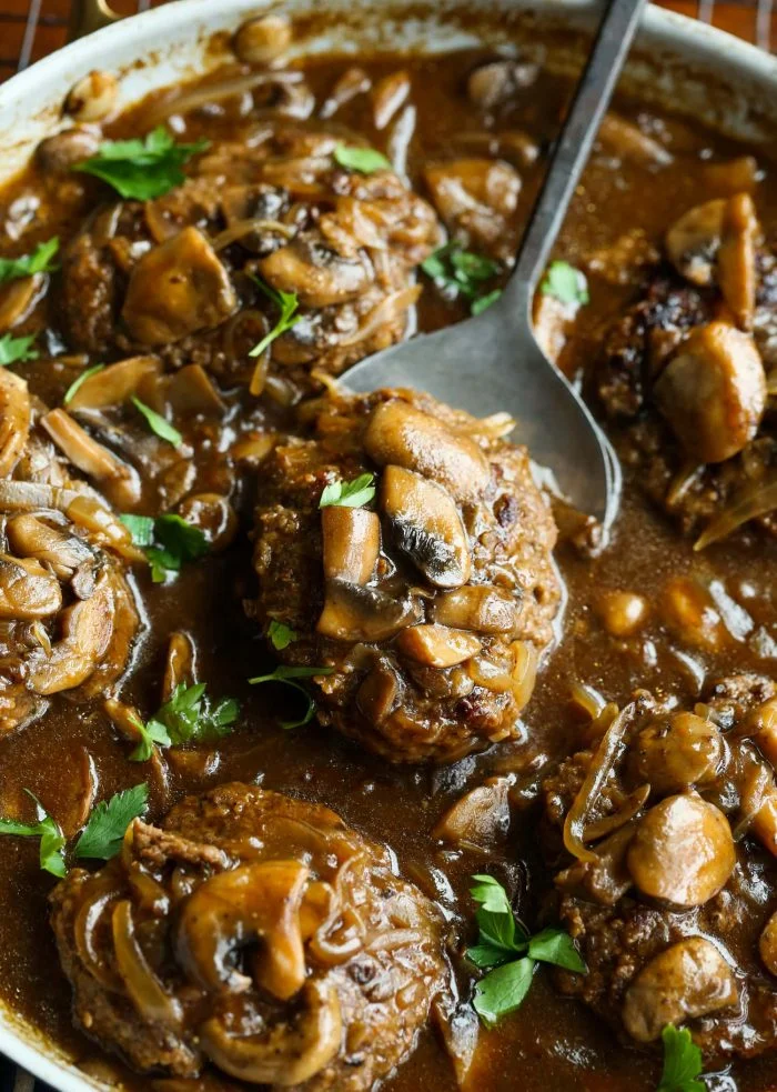 Filete Salisbury fácil y delicioso