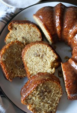 Receta de bizcocho de plátano húmedo