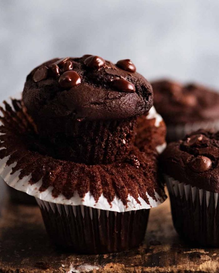 Muffins de chocolate |  RecetaTin Eats