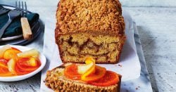 Tarta de Streusel con cítricos confitados