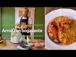 Arroz caldoso de bogavante en Thermomix