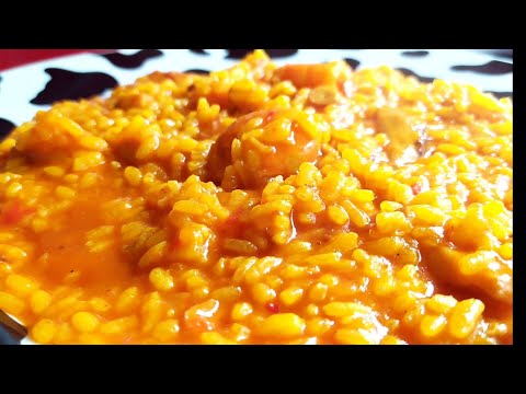 Arroz meloso con pulpo fácil en Thermomix | Recetas fáciles