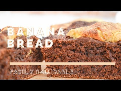 Banana bread | PAN DE PLÁTANO SALUDABLE | Monsieur Cuisine Plus