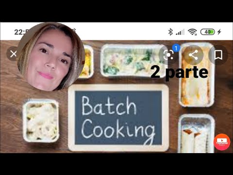 Batch Cooking 2 parte/Recetas Thermomix/Menús semanales como organizarse
