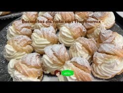 Bocaditos de nata con Thermomix