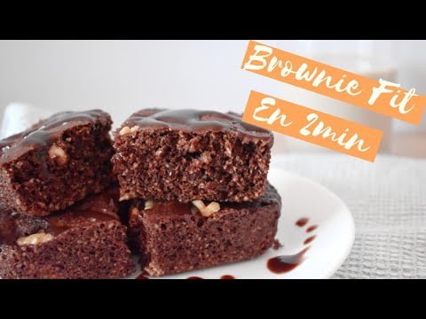 Brownie Fit SIN HORNO y en 2minutos | Monsieur Cuisine Plus