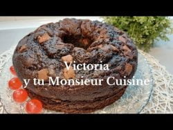 Cien por cien esponjoso. Bizcocho de CHOCOLATE🍫🍫muy fácil en Monsieur Cuisine y Thermomix