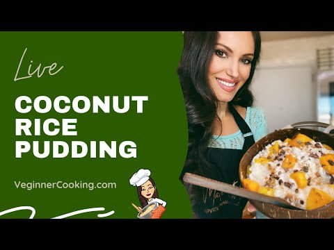 Coconut Rice Pudding • 𝑳𝒊𝒗𝒆 ~ The Best Vegan Rice Pudding Recipe | Thermomix TM6