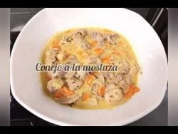 Conejo a la mostaza con Thermomix