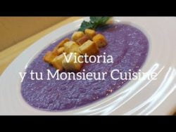 Crema de COL LOMBARDA💜Magnífica textura y sabor😋Te encantará!! Monsieur Cuisine y Thermomix
