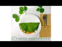 Crepes de Espinacas con thermomix