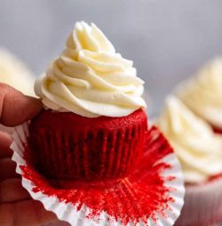 Cupcakes de terciopelo rojo