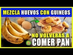 DESPUES DE ESTA #RECETA No Volverás a comer Pan, Solo Mezcla Guineos con Huevos de esta Forma