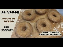 DONUTS caseros al VAPOR de #avena 🍩 en Monsieur Cuisine/Mambo/Thermomix