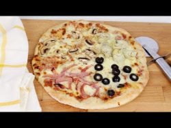 🍕🍕PIZZA 4 ESTACIONES CON THERMOMIX🍕🍕| Masa de pizza casera | Receta fácil