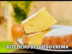 🍰BIZCOCHO DE QUESO CREMA🍰(Thermomix)