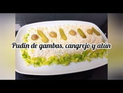 🍴 Pudin de Gambas, Cangrejo y Atún, rápido y sencillo con Thermomix🍴
