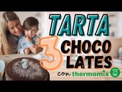 🎂PASTEL DE TRES CHOCOLATES🍫 / 👨‍🍳RECETA de #THERMOMIX🦾 / 3 CHOCOLATE CAKE