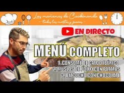 🔴 DIRECTO TALLER THERMOMIX 🔴 MENU COMPLETO THERMOMIX | Las MAÑANAS de COOKINANDO