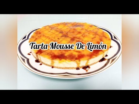 🔴🍴Como hacer una Tarta Mousse De Limón Riquísima con Thermomix🍴