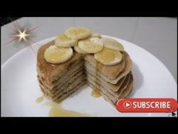 🥞 #Receta de Panqueques de plátano, súper fácil #shorts #short
