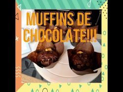 🧁MUFFINS o MAGDALENAS DE CHOCOLATE FÁCILES🍫 estilo STARBUCKS – Recetas THERMOMIX