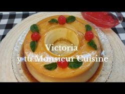FLAN de queso Mascarpone, RÁPIDO, SENCILLO Y SIN HORNO en Monsieur Cuisine y Thermomix