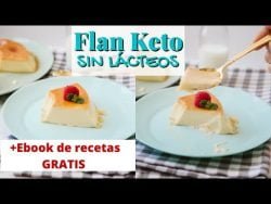 FLAN KETO | SIN lácteos | SIN azúcar + EBOOK de recetas GRATIS