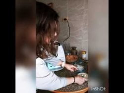 Garbanzos con sepia y langostinos, fácil y rico con Thermomix
