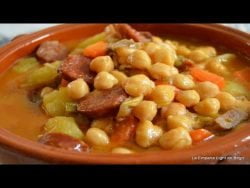Garbanzos guisados en Conserva con Trucos. Receta Facil para aprovechar ingredientes