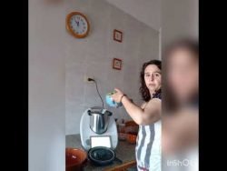 Judías verdes con tiras de pollo, fácil y rico con Thermomix