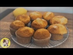 Las auténticas MAGDALENAS CLASICAS DE LIMÓN (MONSIEUR CUISINE CONNECT)!!