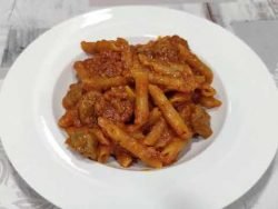 Macarrones con tomate Monsieur cuisine plus
