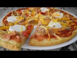 MASA DE PIZZA PROTEICA 🍕 | Receta Saludable con muy pocos ingredientes | Monsieur Cuisine Plus