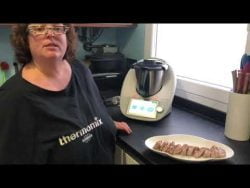 Medallones de solomillo flambeados y turrón con Thermomix