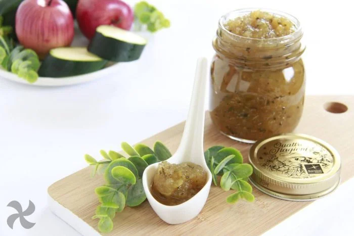 Mermelada de calabacín y manzana