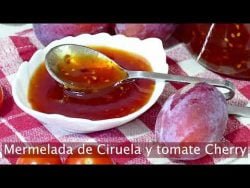 Mermelada de Ciruelas y Tomates Cherry con Thermomix 🍅