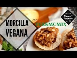 MORCILLA VEGANA con THERMOMIX. Receta Casera con BERENJENAS