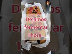 Pan dulce integral con frutos rojos #short #pan #bread