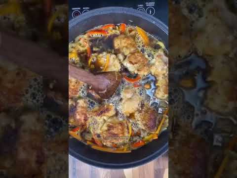 POLLO A LA CERVEZA NEGRA Y ARROZ BLANCO #receta #Libertad #foodie #cocina #javirosemberg
