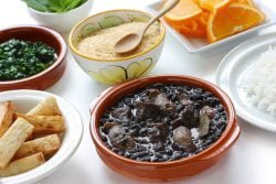Receta de frijoles con arroz y con huevo
