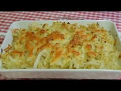 Receta de repollo salteado y gratinado muy fácil, rápido y delicioso