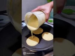 #Receta: Hotcakes de Durazno / Peach Pancakes