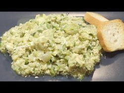 REVUELTO DE CALABACÍN Y CEBOLLA EN MONSIEUR CUISINE, Mambo y Thermomix