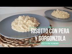 Risotto de Pera y Gorgonzola | Receta con THERMOMIX | Recetas para DOS | RISOTTO muy FÁCIL